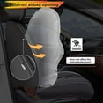 thumbnail image 2 of LAONNVIR Car Seat Covers,Seat Covers for Cars,Black Seat Protector Fashionable Breathable Leather Seat Cushion Seat Covers Fit for Most Cars(Black,Front Pair), 2 of 6