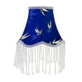 thumbnail image 3 of Gazechimp European Lampshade Fringe Beads Lamp Shade for Dining Room Home Office Hotel Blue, 3 of 8