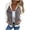 Grey, variant on TTUHYWXI Women Bomber Jacket Zip Up Denim Patchwork Varsity Baseball Denim Jacket (Grey, S)