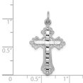 thumbnail image 2 of 14K White Gold Cross Charm, 2 of 2