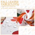 thumbnail image 3 of Fall Tablecloths for Rectangle Tables, Spill Proof Pumpkin Table Cloth with Gnomes Prints, Autumn Decorative Table Cover for Fall, Harvest and Thanksgiving (Rectangle, 60" x 120"), 3 of 6