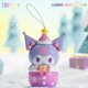thumbnail image 4 of Sanrio New Spot Goods Winter Water Sound Bell Series Lindo Alta Belleza Juego de moda Kuromi Pacha Dog Regalos decorativos hechos a mano, 4 of 4