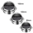 thumbnail image 4 of MYG Grille Ronde de Sortie d'Air en Acier Inoxydable pour Mur Extérieur, Chauffage Refroidissement, Couvercle d'Évent, 4 of 9