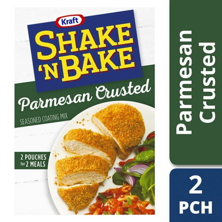 (3 Pack) Kraft Shake 'n Bake Parmesan Crusted Seasoned Coating Mix, 4.75 oz