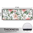 thumbnail image 5 of Kitchen Rugs Sets Of 2,Pioneer Flower Floral Print Pattern Anti Fatigue Kitchen Mat Rugs Non Slip Washable,Decorative Kitchen Floor Mats for Kitchen,Sink,Laundry,17"x47"+17"x47", 5 of 5