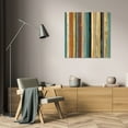 thumbnail image 3 of Cheryl Martin 15x15 Gallery Wrapped Canvas Wall Art Titled - Stripes I, 3 of 4
