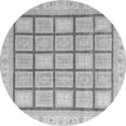 thumbnail image 1 of Ahgly Company Indoor Round Abstract Gray Modern Area Rugs, 6' Round, 1 of 4