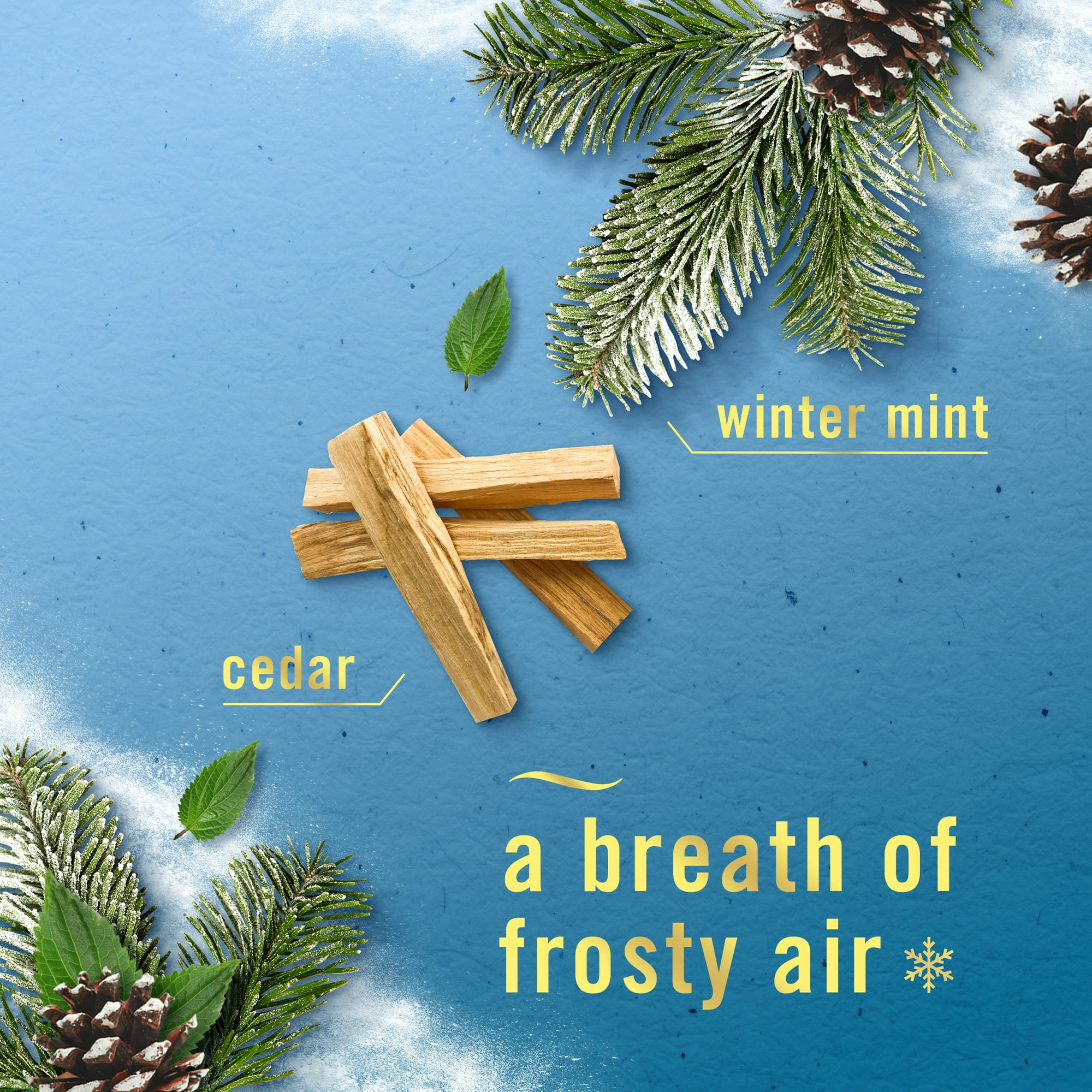 Febreze Odor Fighter Small Spaces Air Freshener Serene Snowfall, 1ct, 7.5ml