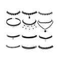 thumbnail image 1 of 12 piezas nuevo Collar Simple para mujer niña hecho a mano gótico Retro Vintage mujer Collar de encaje gargantilla Collar accesorios para niña, 1 of 5