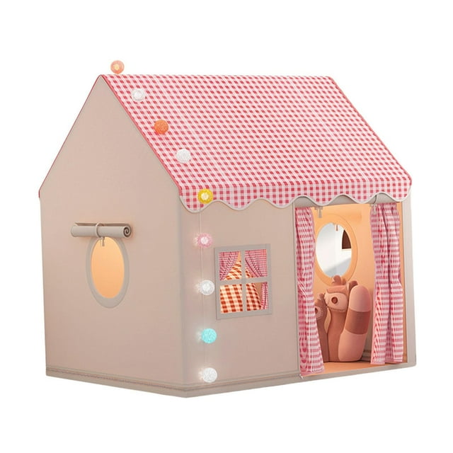 Tienda de juegos para niños, tienda de princesas, regalos para niños y niñas, tienda de campaña para niños con puerta y ventana Rojo