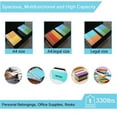 thumbnail image 4 of Home Square Set of 2 3-Drawer Lateral Locking Filing Cabinet with Lock in Black, 4 of 10