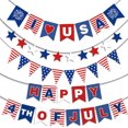 thumbnail image 6 of Jierger Clearance Fourth of July Decorations Hanging Shiny Decorations Patriotic Party Decor Independence Day Hanging for July Fourth Independence Labor, 6 of 7