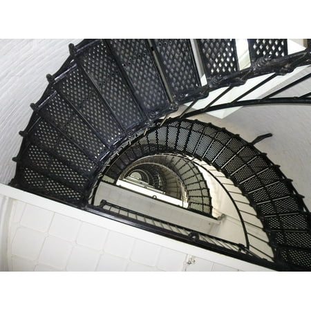 LAMINATED POSTER Spiral Design Staircase Stairs Stairway Moving Poster Print 24 x
