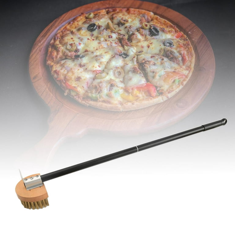 Pizza Oven Brush Oven Tool Durable with Scrapers for Home Use 1x
