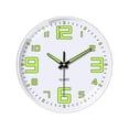 thumbnail image 4 of Reloj de pared con mecanismo silencioso para el hogar y la oficina , Grandes Números Blancos, 4 of 9