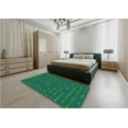 thumbnail image 5 of Ahgly Company Machine Washable Indoor Rectangle Transitional Medium Forest Green Area Rugs, 2' x 3', 5 of 7