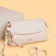 thumbnail image 2 of DFEK Autumn Winter Fashionable Crossbody Shoulder Bag Versatile Soft Solid Color Outings Companion White, 2 of 7