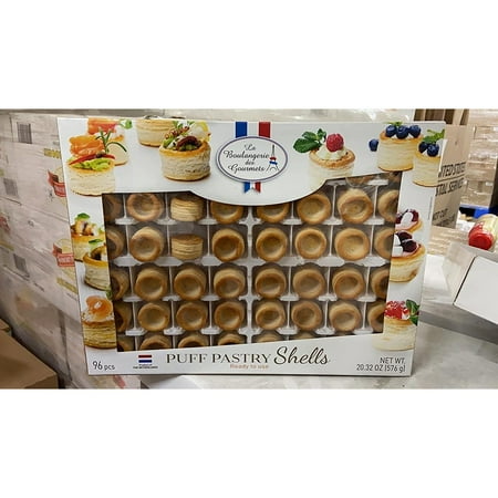 

La Boulangerie Des Gourmets Puff Pastry Shells -Ready to Use 20.32 OZ- 96 pcs