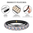 thumbnail image 6 of Haiem Cute Sea Animals Print Steering Wheel Cover 15 Inches for Women Men, Neoprene Anti-Slip Cute Car Steering Wheel Grip Wrap Car Accessories Protective Case Cover for Vehicle Truck SUV, 6 of 8