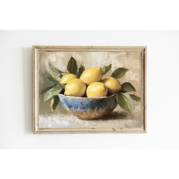 Still Life Lemon Print Poster Antique Lemon Wall Art Poster Kitchen Decor Poster Lemons Vintage Fruit Print Poster E520, Unframed Poster Size 8x12 F03.1.18l203