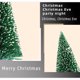 thumbnail image 5 of Mini árbol de Navidad de cedro con clip | Decoración artificial portátil de mesa para casa, oficina y coche | Decoraciones navideñas de PVC verde, plateado y dorado, 5 of 8