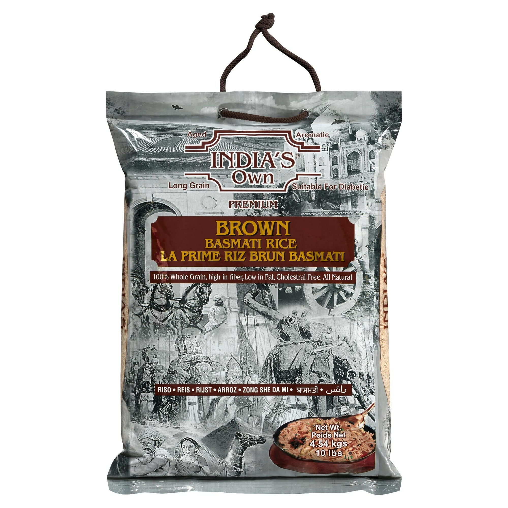 India's own - Riz Basmati brun premium 4,54 kg