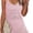 Pink, variant on Womens Swimwear Cover Ups 2024 Summer Crochet Hollow Out Knit Bathing Suit Beach Dresses