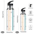 thumbnail image 2 of Yayeee 20oz Insulated Water Bottle Double Wall Stainless Steel with Flip Straw Lid, Cute Nautical Pattern, 2 of 7