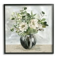 thumbnail image 2 of Stupell Industries Detailed Flower Arrangement Mixed Blooms Vase Bouquet Graphic Art Black Framed Art Print Wall Art, Design by Carol Robinson, 2 of 5