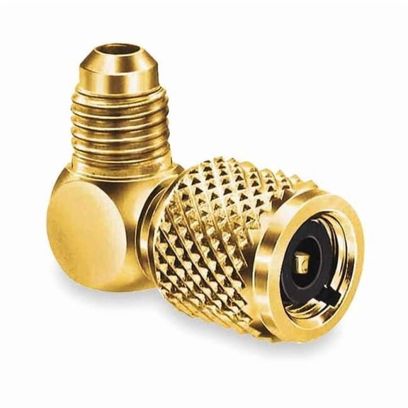 Jb Industries Quick Coupler, 90 Deg, 3 in L, Brass QC-E4
