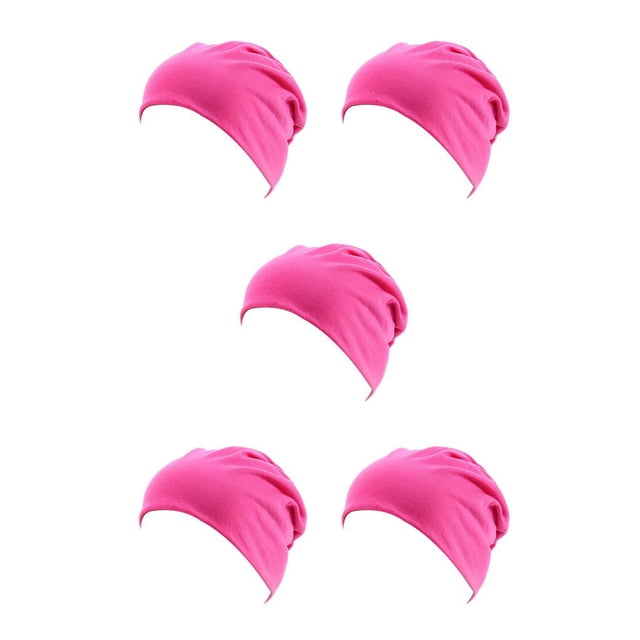 Gorro Minnieouse Beanie Caps Color Sólido Rosa Roja