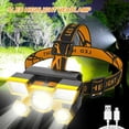 thumbnail image 2 of COB LED Headlamp Rechargeable Head Light Flashlight Torch N ewxp Lamp Lot K7, 2 of 8