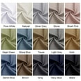 thumbnail image 6 of Patin Black Blackout Curtains 63 Inch Length 2 Panels Set, Bedroom Decor Thermal Insulated Blackout Curtains for Living Room, Rod Pocket Solid Window Drapes for Dining Room, Each Panel 40" W x 63" L, 6 of 9