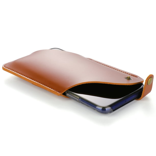 Funda de cuero para teléfono, funda de cuero para teléfono, funda de cuero para teléfono para cinturón, funda de teléfono para cinturón, diseñada meticulosamente