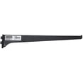 thumbnail image 1 of 16" Black Single Track Shelf Bracket, 1 of 1