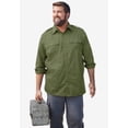 thumbnail image 2 of Boulder Creek By Kingsize Men's Big & Tall Long Sleeve Pilot Shirt, 2 of 4