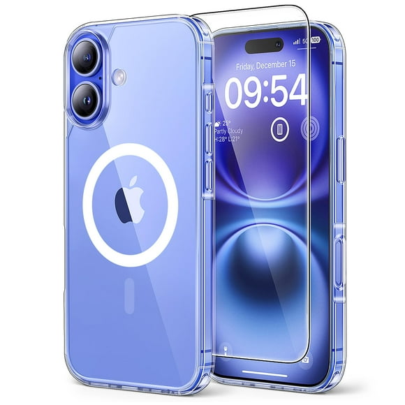 Funda TAURI 3 en 1 para iPhone 16 Plus con 2 protectores de pantalla