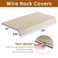 thumbnail image 2 of (24 INCH) 5 Pcs Wire Shelf Covers Foamed PVC Wire Rack Covers for Removable Closet (Not Wood) Pantry Shelves for Cabinet Bathroom Kitchen Shelving Decoration ( OAK Color ), 2 of 14