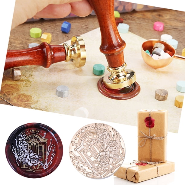 Cabeza de sello de flor de ventana DIY ornamental para embalaje Scrapbooking (CH29)