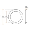 thumbnail image 4 of Uxcell 20mm OD 17mm ID 1.5mm Width Silicone Seal O-Rings White 20 Pack, 4 of 5