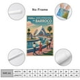 thumbnail image 2 of Visitor Museum Poster Museo Internacional Del Barroco Puebla Mexico Vintage Travel Art Reflective Pools Architecture Print Poster, 2 of 8