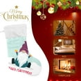 thumbnail image 4 of Coolnut 17.7 Inch Christmas Stockings, 1 PCS Winter Christmas Gnomes Snowflakes Presonalized Large Stocking Sock for Family Holiday Xmas Party Decorations, 4 of 7