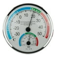 thumbnail image 3 of Indoor Outdoor Thermometer Hygrometer Wireless Temperature Humidity Meter For Greenhouse Office Home Room Thermometer Round, 3 of 6