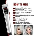 thumbnail image 4 of Silver Gray Natural Hair Dye Cream, Silver Hair Dye, Fashion Permanent Color Cream for All Hair Types, Unisex Silver Hair Dye 1 Pcs, 4 of 7