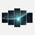 thumbnail image 2 of Sunrise in Earth from Space - Contemporary Landscape Canvas Art, 2 of 3