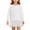 White-01, variant on Mitankcoo Girls Sweatshirt Dress Long Sleeve Crew Neck Tunic Dresses with Pleated Skirt Hem for Fall Casual Daily 1-10Y