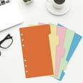 thumbnail image 5 of FRCOLOR Index Dividers 30 Pcs Durable Colored Loose-leaf Pocketbook Refills Replacement Pages (Assorted Color),6.77"X4.13"X0.04", 5 of 5