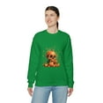 thumbnail image 6 of Pumpkin Skull Dot Day Unisex Heavy Blend™ Crewneck Sweatshirt, 6 of 7