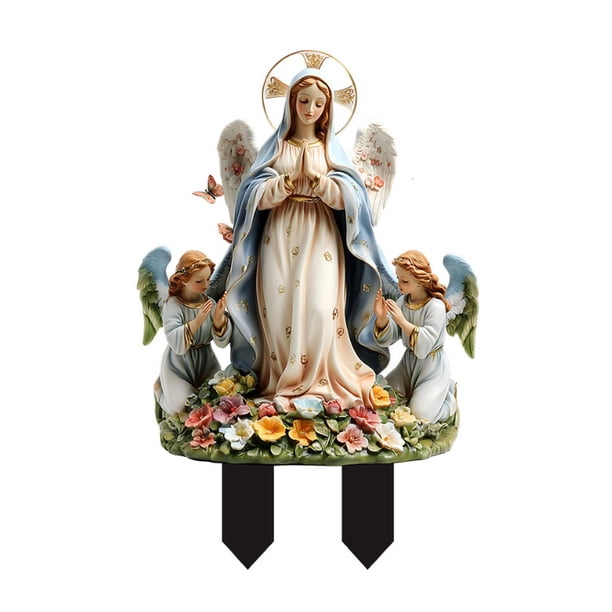 Estacas decorativas para jardín, versátiles, fáciles de usar, regalos, decoración de plagas 2D, patio Estilo F