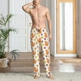 thumbnail image 2 of Susaid Cartoon Squirrel Print Mens Pajama Pants Set Sleep & Lounge Pants, PJ Bottoms with Pockets and Button Fly-Small, 2 of 6
